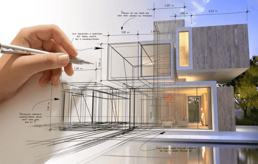 Home architectural 3d modeling