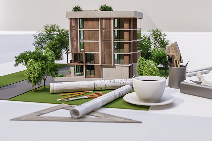 Home architectural visualization 1